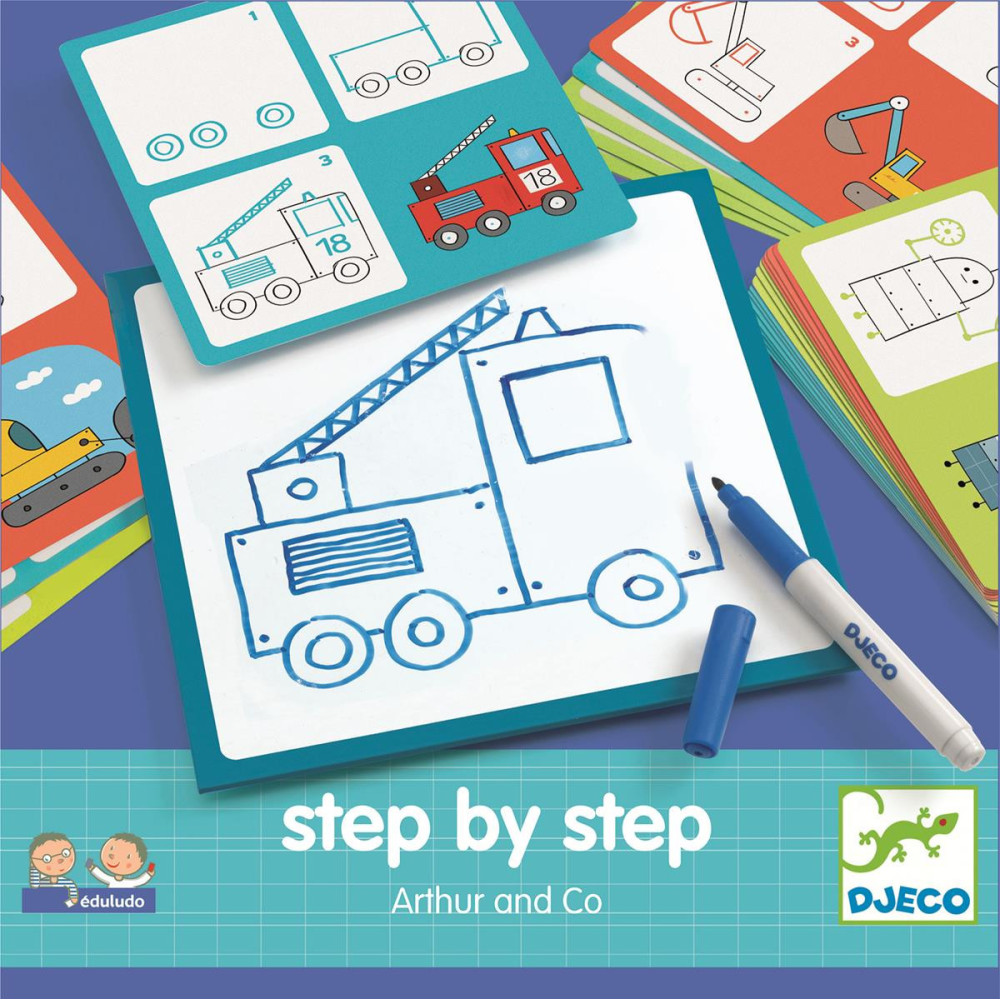 Children's drawing set - Djeco - Eduludo Artur