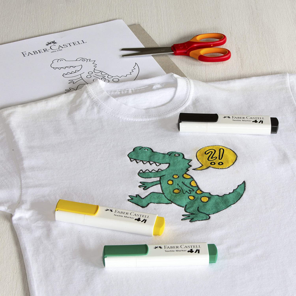 Textile marker - Faber-Castell - black