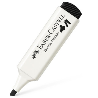 Marker do tkanin - Faber-Castell - czarny