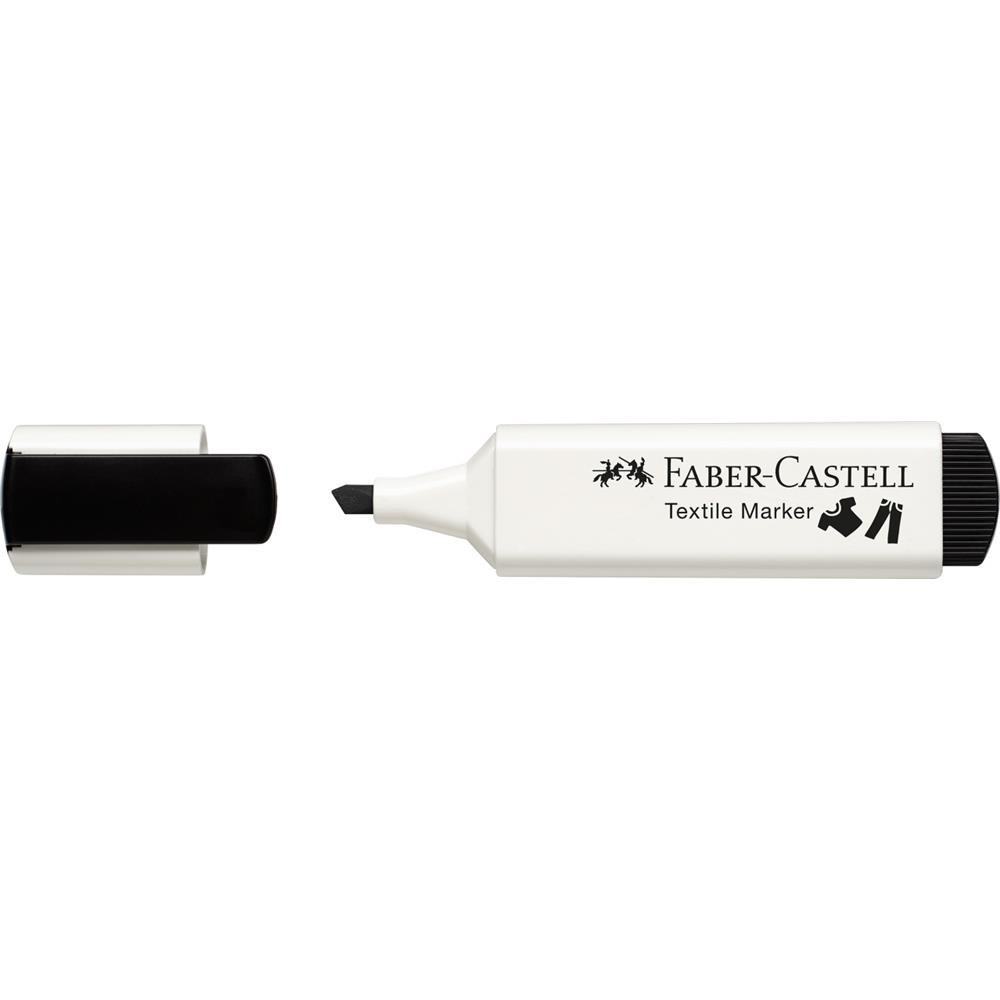 Marker do tkanin - Faber-Castell - czarny