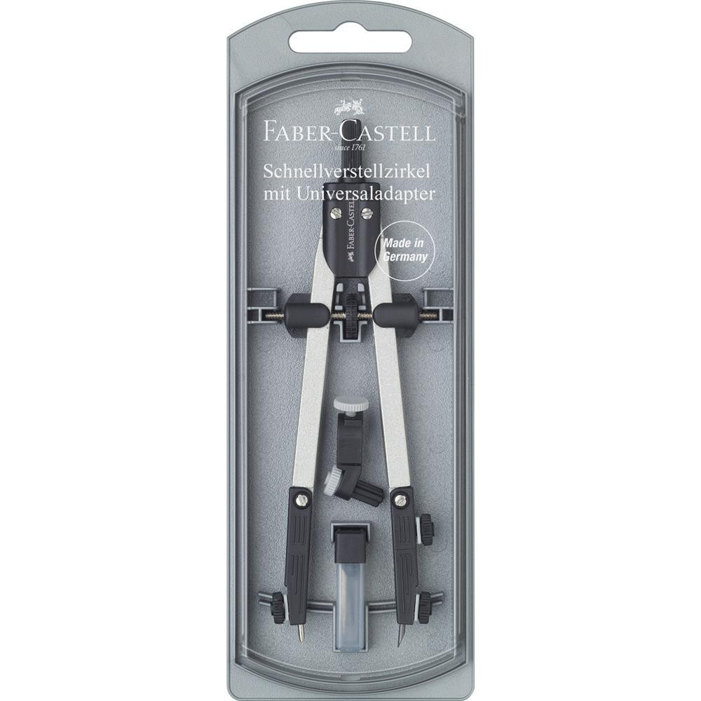 Quick Set Ultra compass with adapter - Faber-Castell