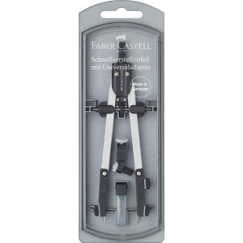 Quick Set Ultra compass with adapter - Faber-Castell