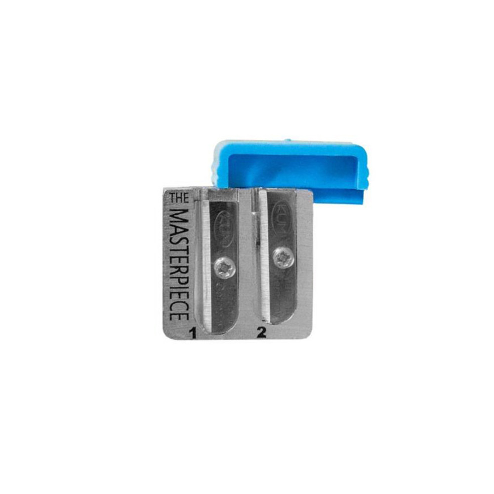 Double pencil sharpener Masterpiece - KUM - silver