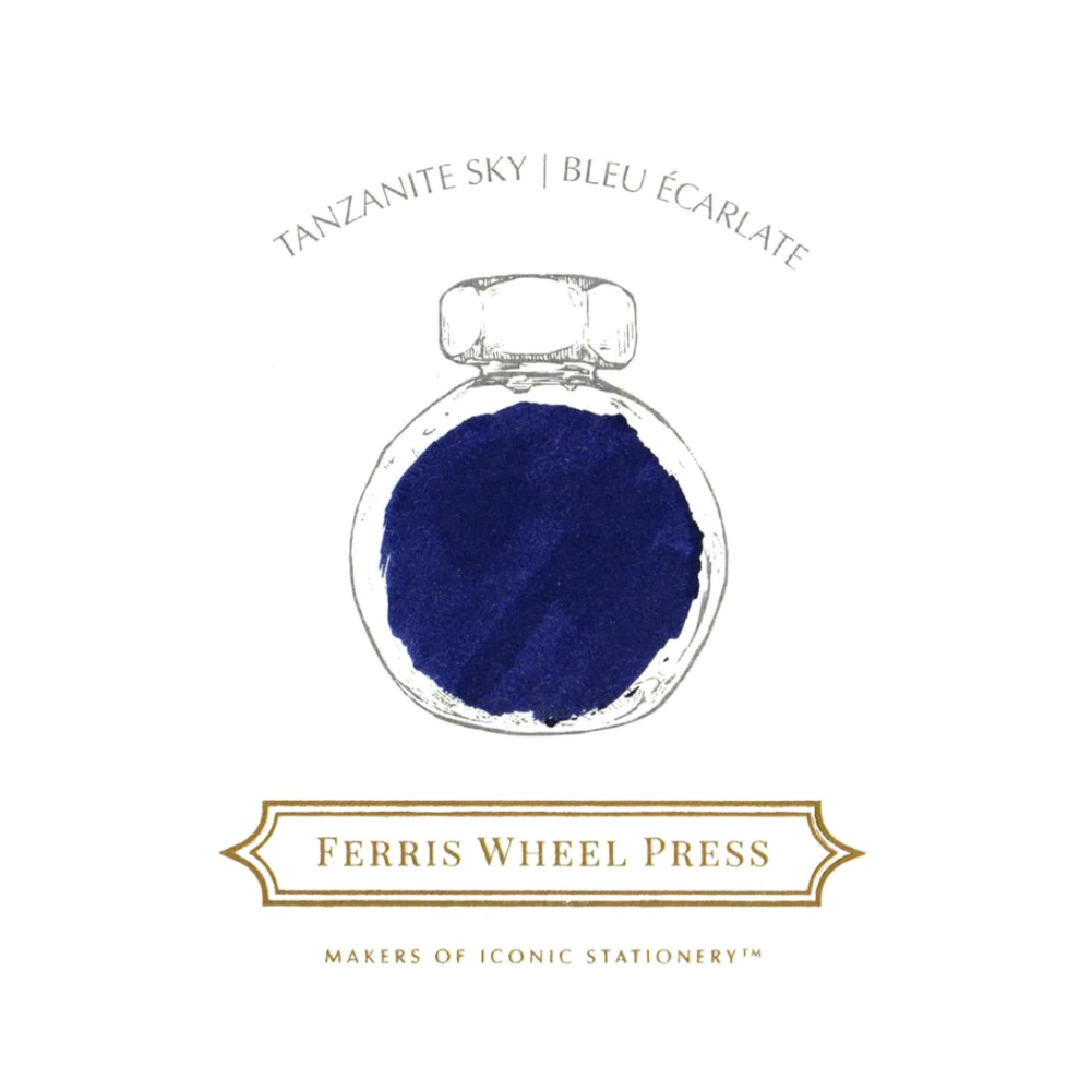 Calligraphy ink - Ferris Wheel Press - Tanzanite Sky, 38 ml