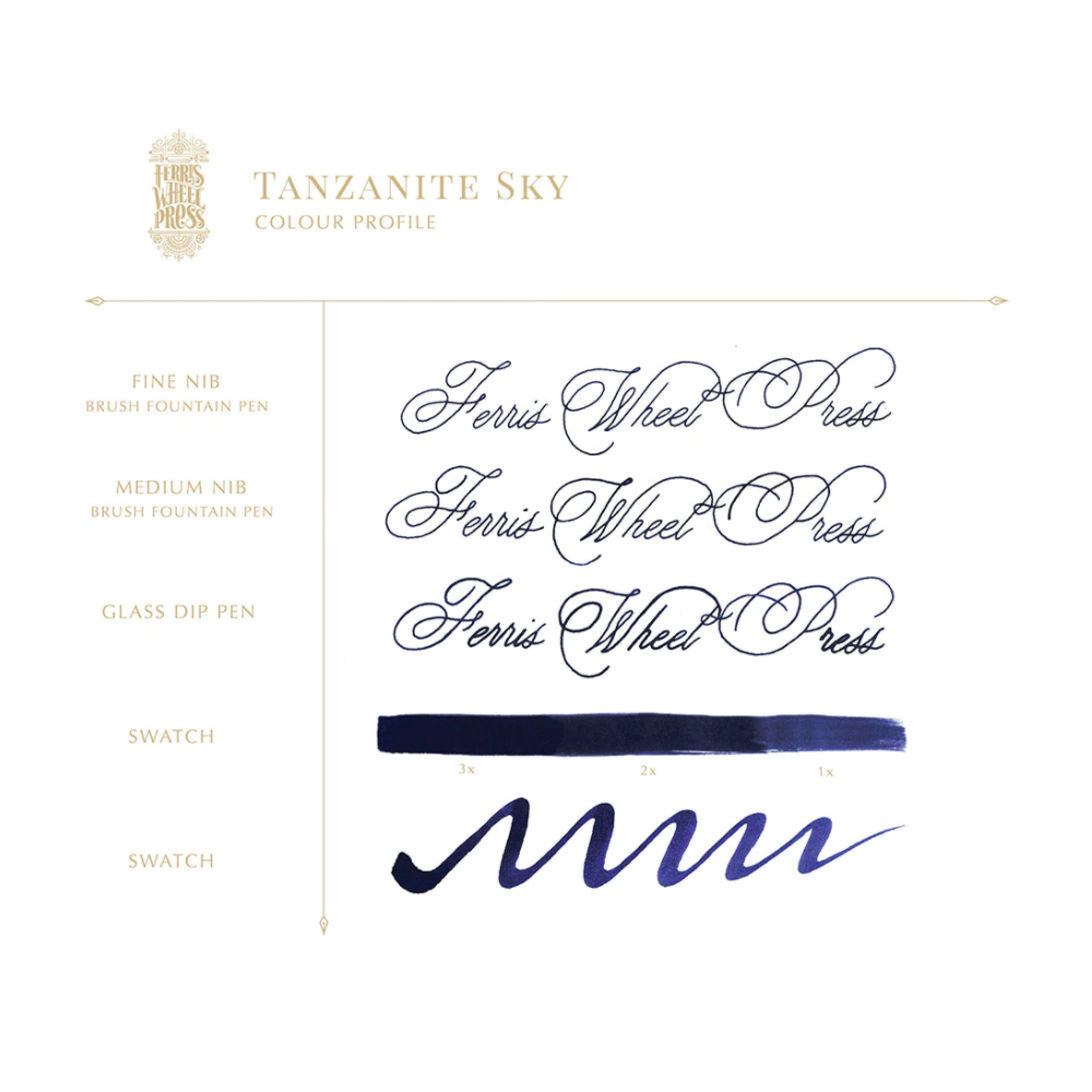 Atrament - Ferris Wheel Press - Tanzanite Sky, 38 ml