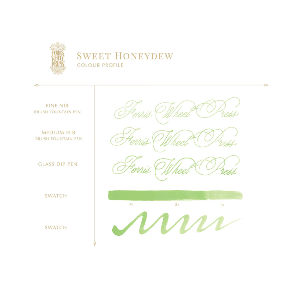 Atrament - Ferris Wheel Press - Sweet Honeydew, 38 ml