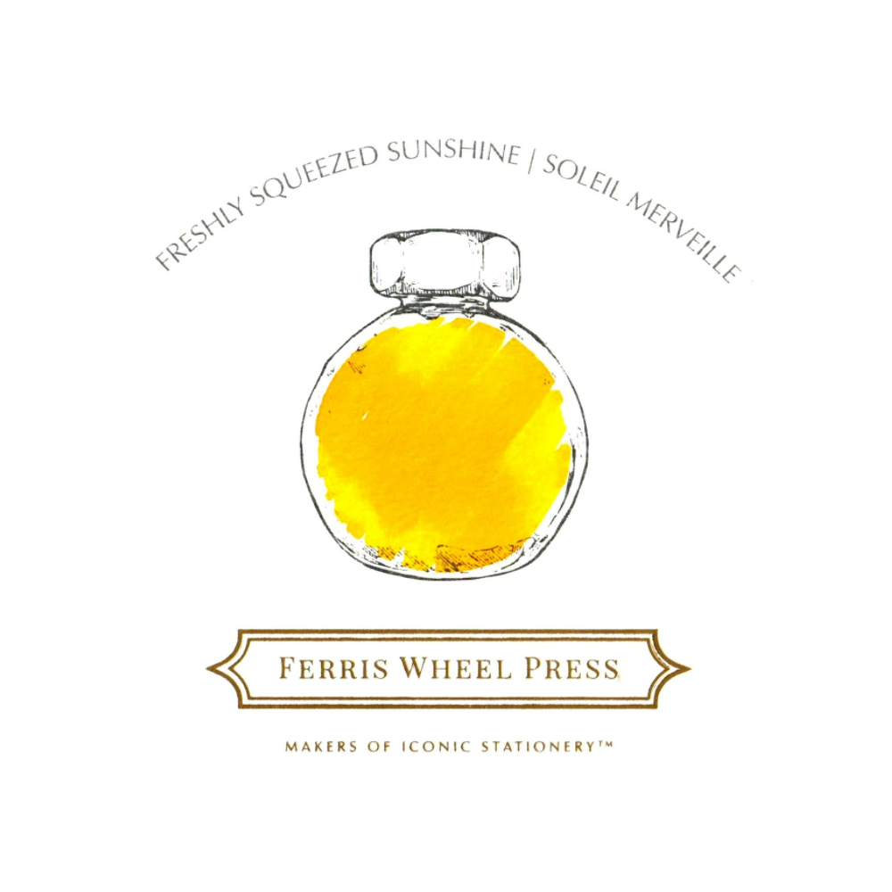 Calligraphy ink - Ferris Wheel Press - Freshly Squeezed Sunshine, 38 ml
