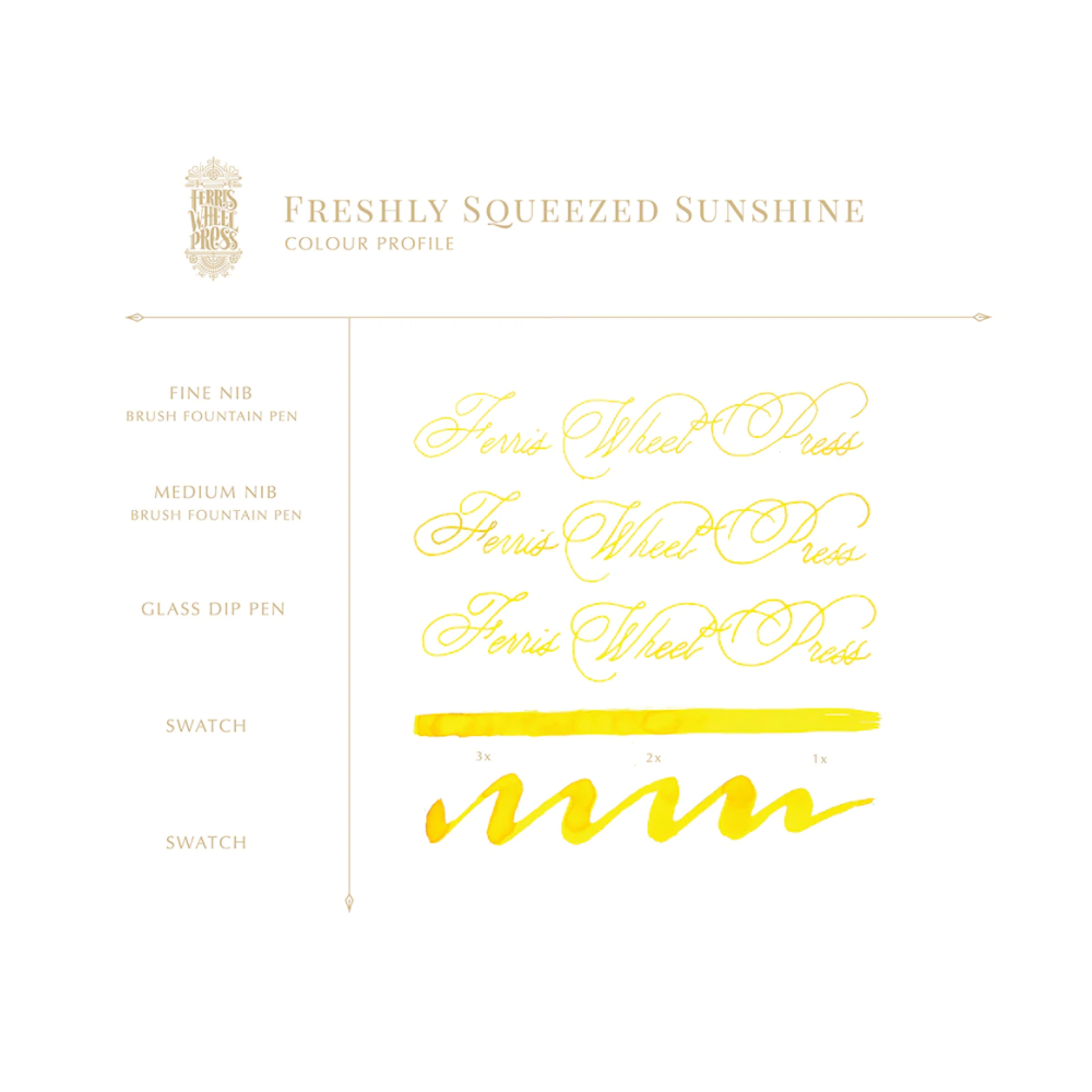 Atrament - Ferris Wheel Press - Freshly Squeezed Sunshine, 38 ml