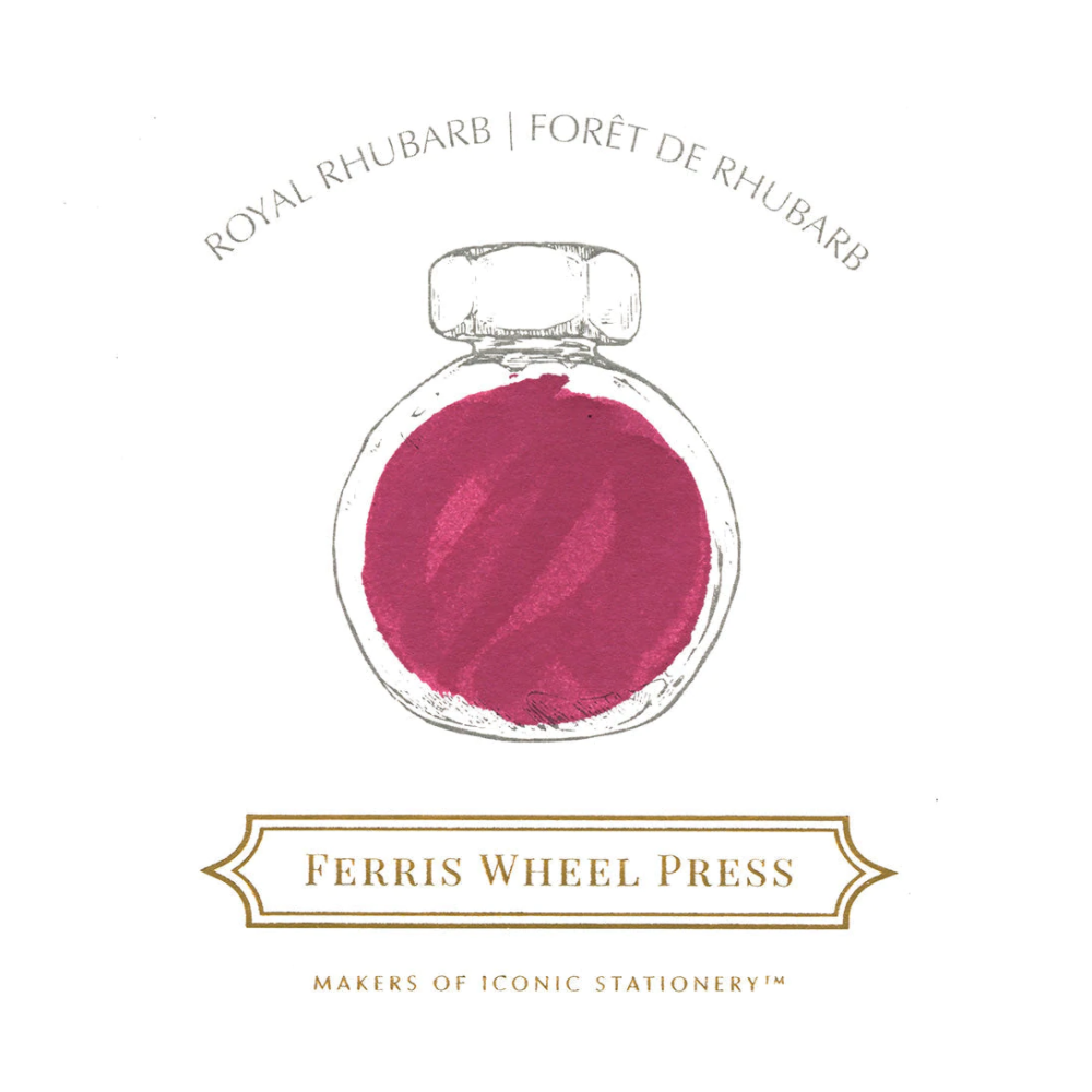 Calligraphy ink - Ferris Wheel Press - Royal Rhubarb, 38 ml
