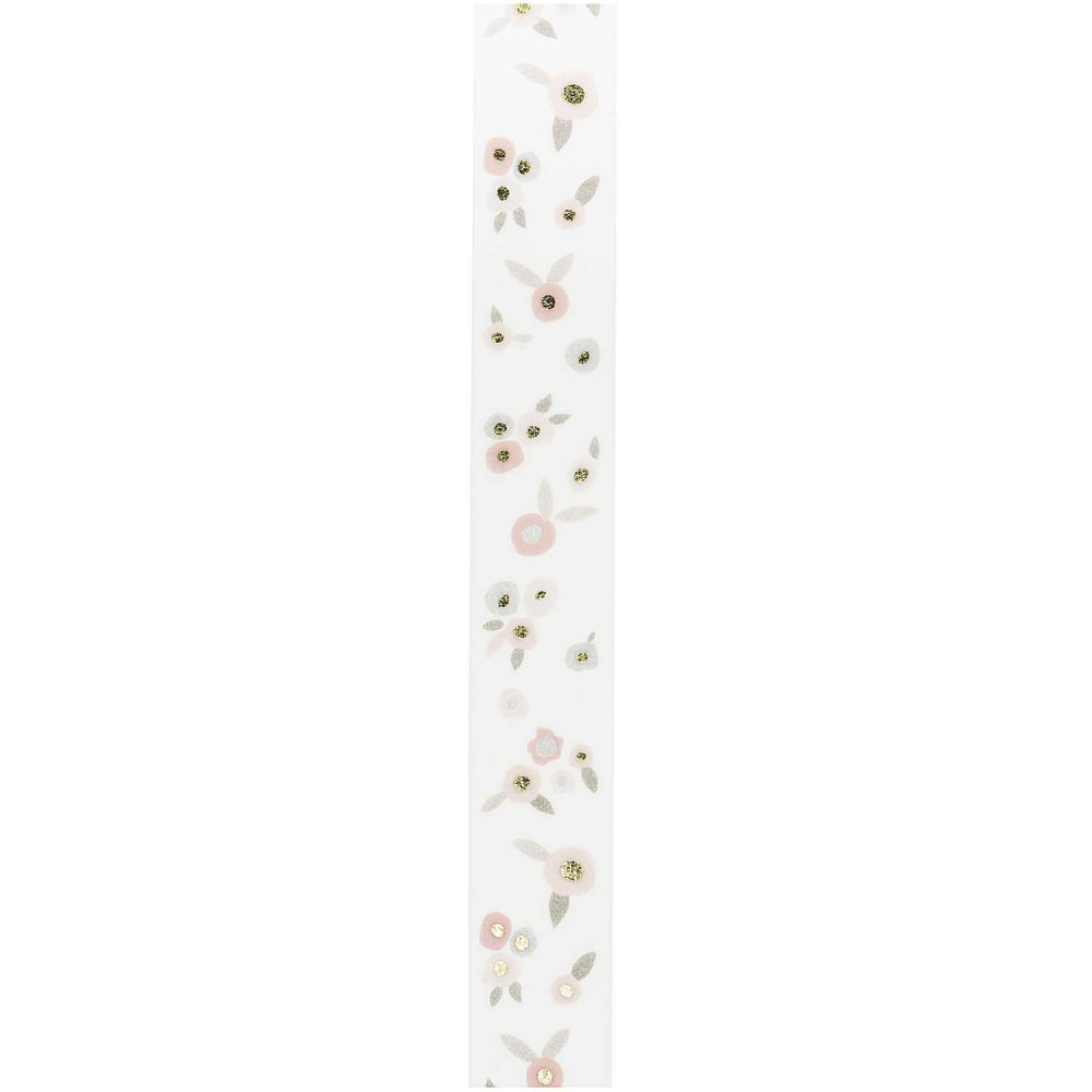 Washi tape - Paper Poetry - Flowers, 15 mm x 10 m