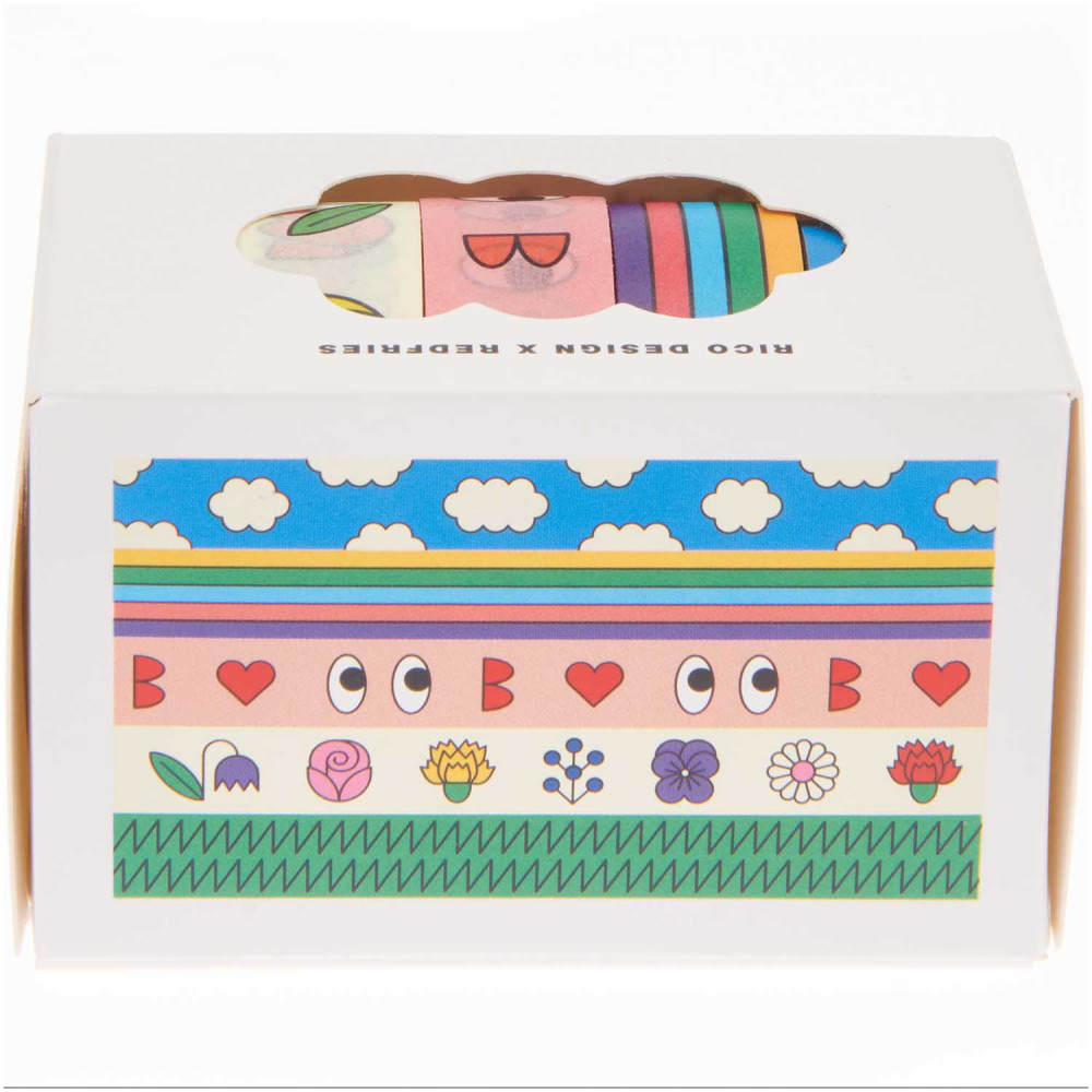Set of washi tapes - Paper Poetry - Eye Candy, 15 mm x 10 m, 5 pcs.