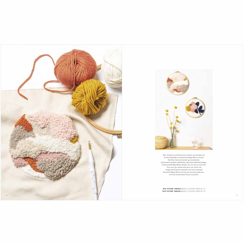 Booklet, instructions Punch Needle - Rico Design
