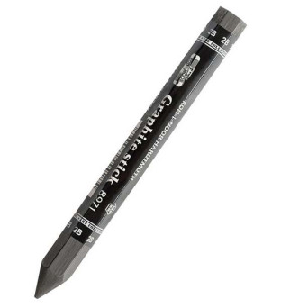 Graphite stick pencil 8971 - Koh-I-Noor - 2B, 12 cm