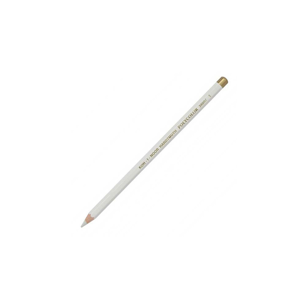 Polycolor colored pencil - Koh-I-Noor - 01, Titanium White