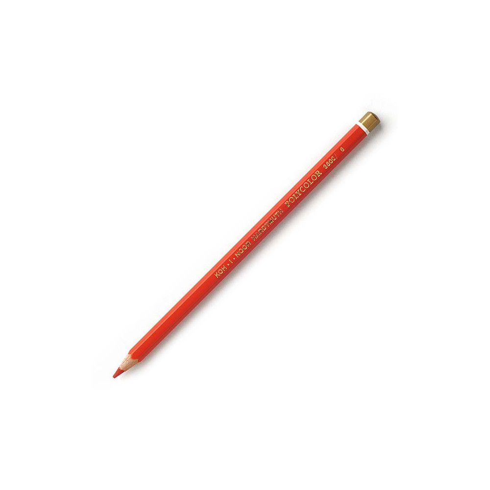 Kredka ołówkowa Polycolor - Koh-I-Noor - 06, Vermilion Red