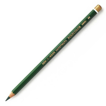Polycolor colored pencil - Koh-I-Noor - 26, Dark Green