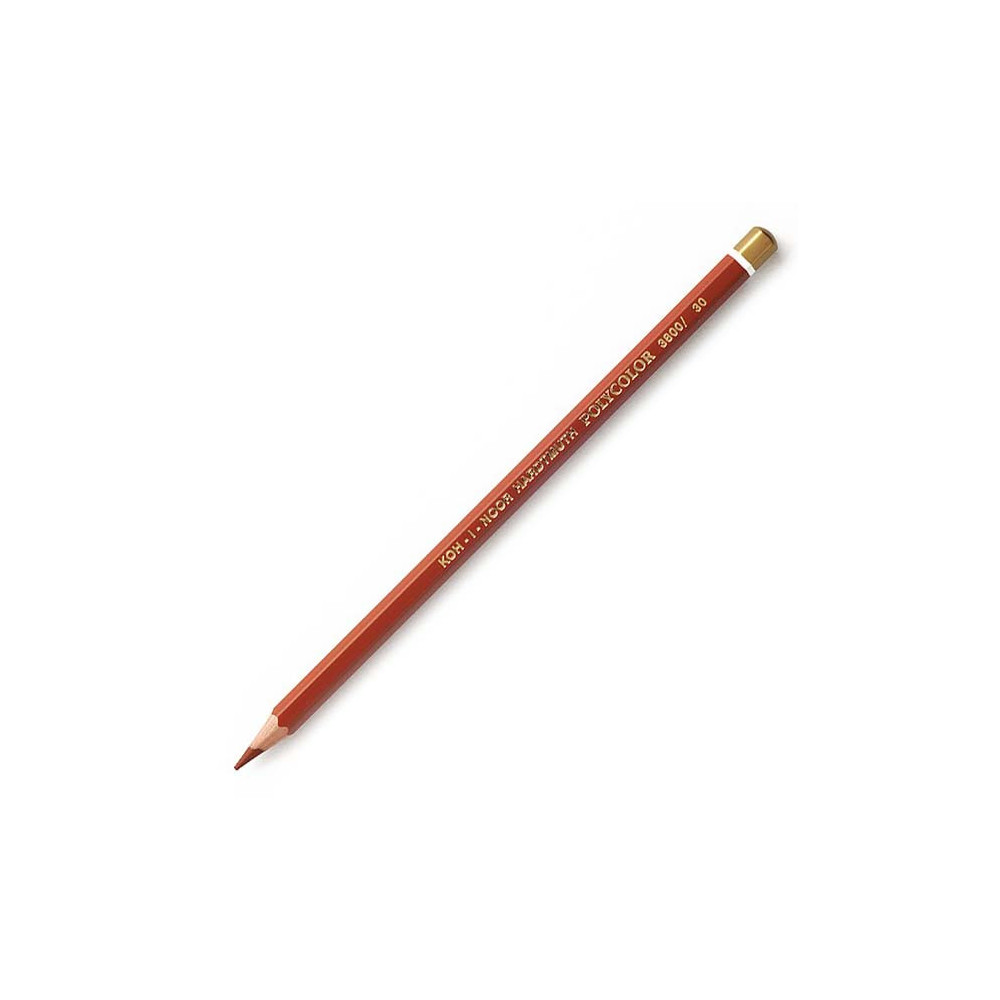 Kredka ołówkowa Polycolor - Koh-I-Noor - 30, Reddish Brown