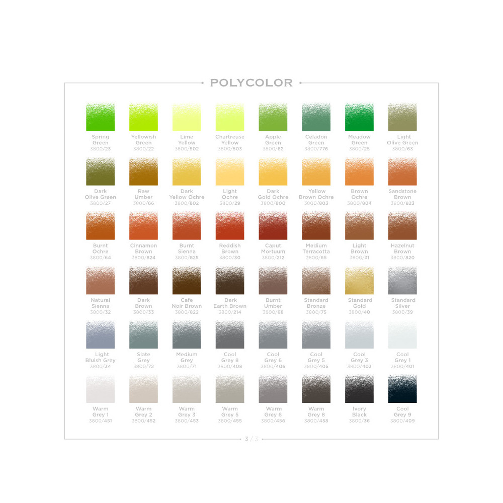 Kredka ołówkowa Polycolor - Koh-I-Noor - 55, Permanent Blue