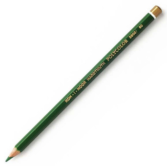Polycolor colored pencil - Koh-I-Noor - 60, Emerald Green