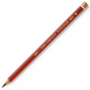Polycolor colored pencil - Koh-I-Noor - 65, Medium Terracotta