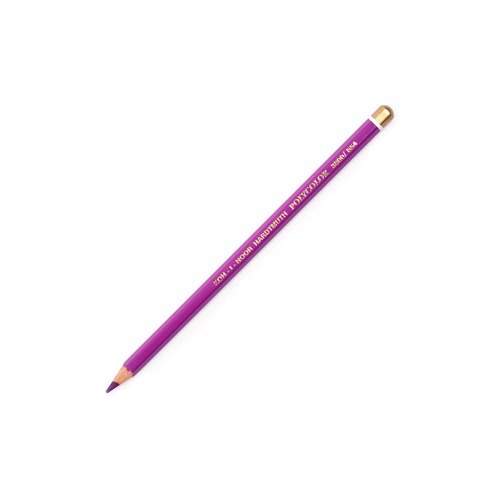 Kredka ołówkowa Polycolor - Koh-I-Noor - 654, Dark Reddish Violet