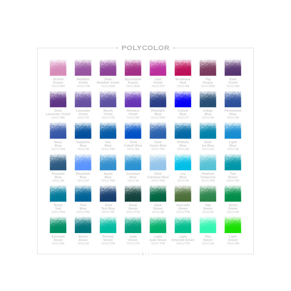 Kredka ołówkowa Polycolor - Koh-I-Noor - 751, Teal Green
