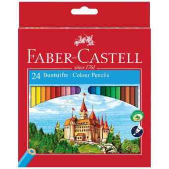 Zestaw kredek ołówkowych Zamek - Faber-Castell - 24 kolory