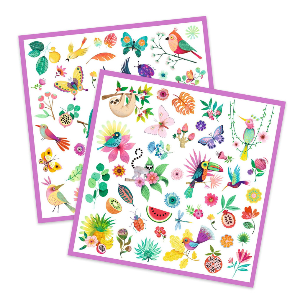 Set of stickers Paradise - Djeco - 160 pcs.