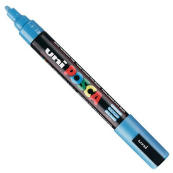 Marker Posca PC-5M - Uni - jasnoniebieski, light blue