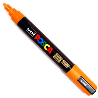 Marker Posca PC-5M - Uni - pomarańczowy, bright yellow