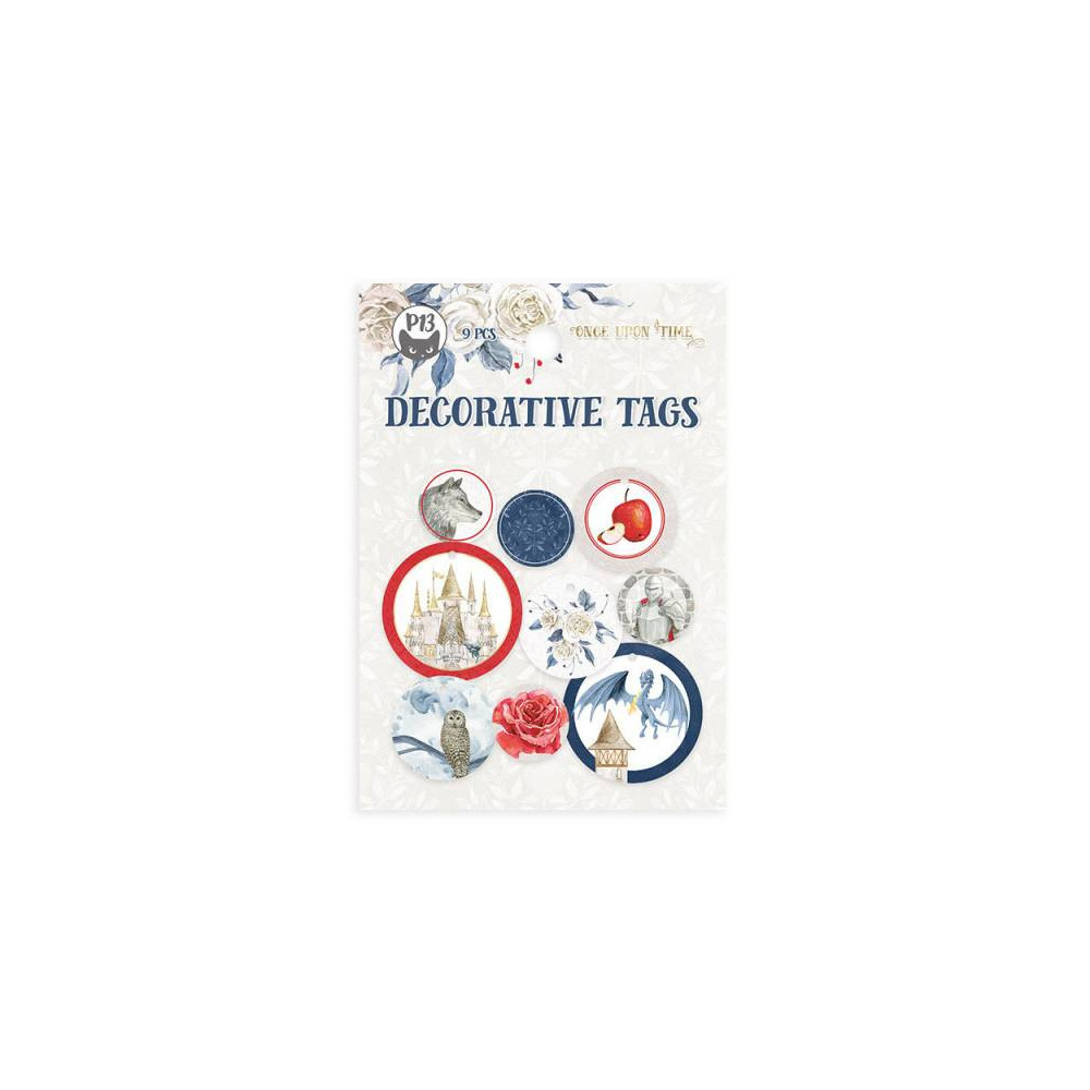 Zestaw tagów - Piątek Trzynastego - Once upon a time 01, 9 szt.