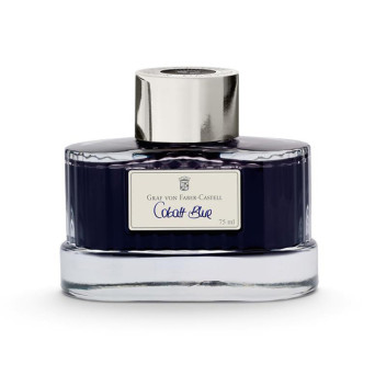Permanent calligraphy ink - Graf Von Faber-Castell - Cobalt Blue, 75 ml