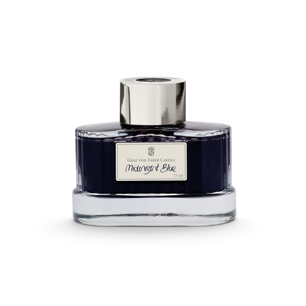 Calligraphy ink - Graf Von Faber-Castell - Midnight Blue, 75 ml