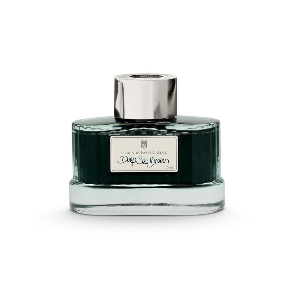 Atrament permanentny - Graf Von Faber-Castell - Deep Sea Green, 75 ml
