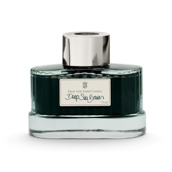 Permanent calligraphy ink - Graf Von Faber-Castell - Deep Sea Green, 75 ml