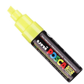 Marker Posca PC-8K - Uni - żółty, yellow