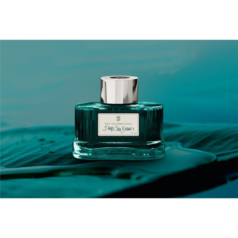 Permanent calligraphy ink - Graf Von Faber-Castell - Deep Sea Green, 75 ml