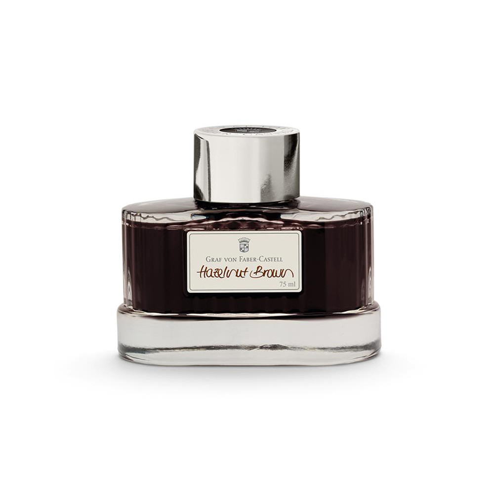 Permanent calligraphy ink - Graf Von Faber-Castell - Hazelnut Brown, 75 ml