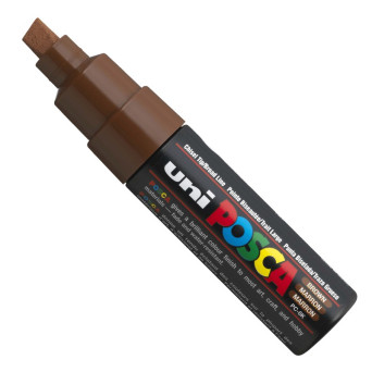 Marker Posca PC-8K - Uni - brązowy, brown