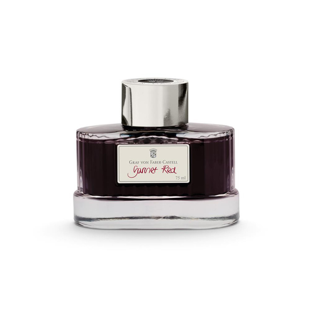 Atrament permanentny - Graf Von Faber-Castell - Garnet Red, 75 ml