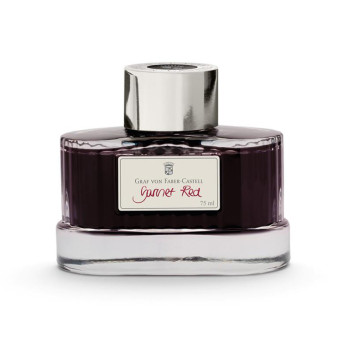 Atrament permanentny - Graf Von Faber-Castell - Garnet Red, 75 ml