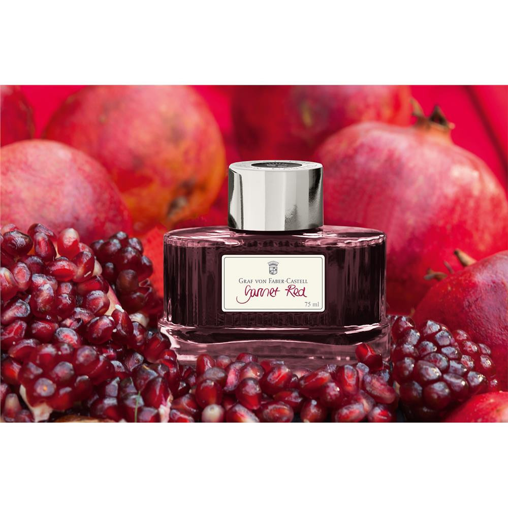 Permanent calligraphy ink - Graf Von Faber-Castell - Garnet Red, 75 ml