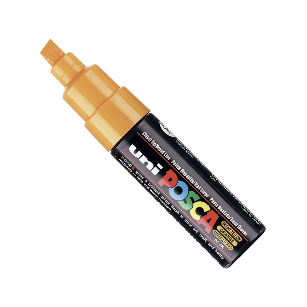 Marker Posca PC-8K - Uni - żółty, bright yellow