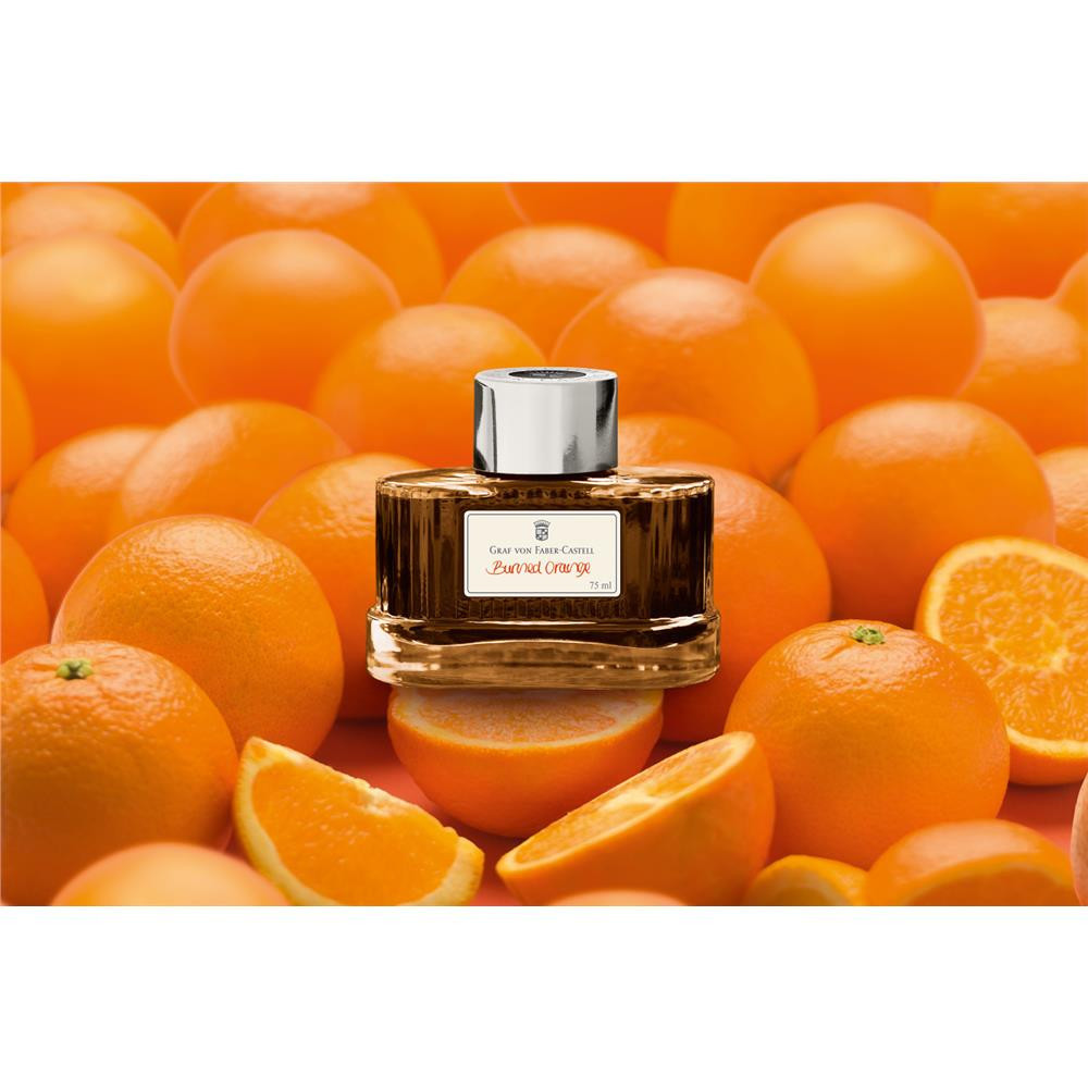 Atrament permanentny - Graf Von Faber-Castell - Burned Orange, 75 ml