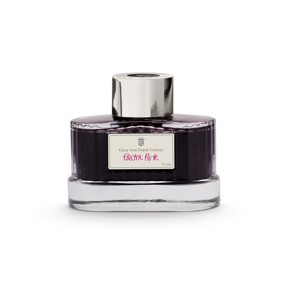 Atrament permanentny - Graf Von Faber-Castell - Electric Pink, 75 ml