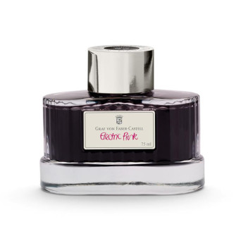 Atrament permanentny - Graf Von Faber-Castell - Electric Pink, 75 ml