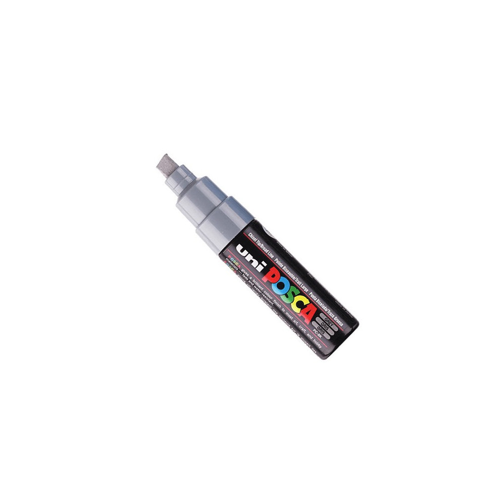 Marker Posca PC-8K - Uni - szary, grey