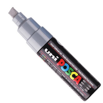 Marker Posca PC-8K - Uni - szary, grey