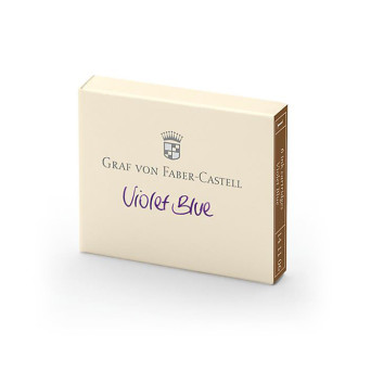 Naboje do piór wiecznych - Graf Von Faber-Castell - Violet Blue, 6 szt.
