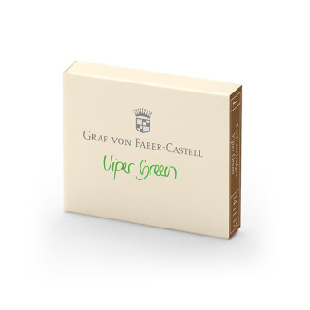 Naboje do piór wiecznych - Graf Von Faber-Castell - Viper Green, 6 szt.